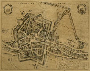 Karte von Rovigo, aus 